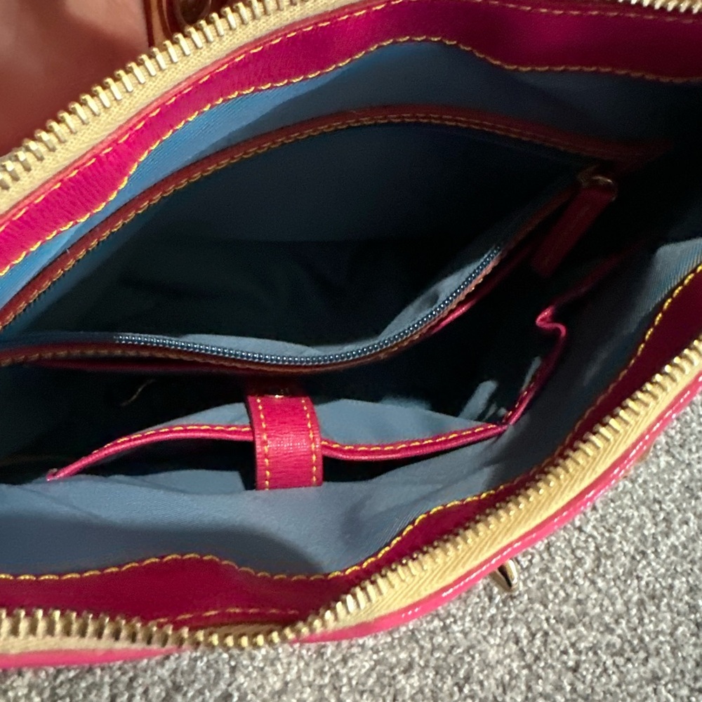 Dooney & Bourke Pink and Tan Women's Bag AS IS - Picture 10 of 15